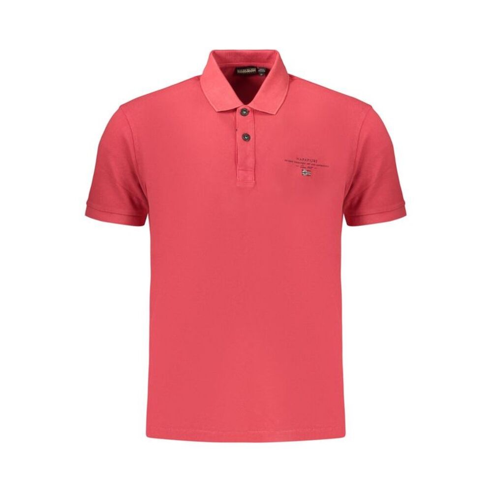 Napapijri Red Cotton Men's Polo Men's Shirt